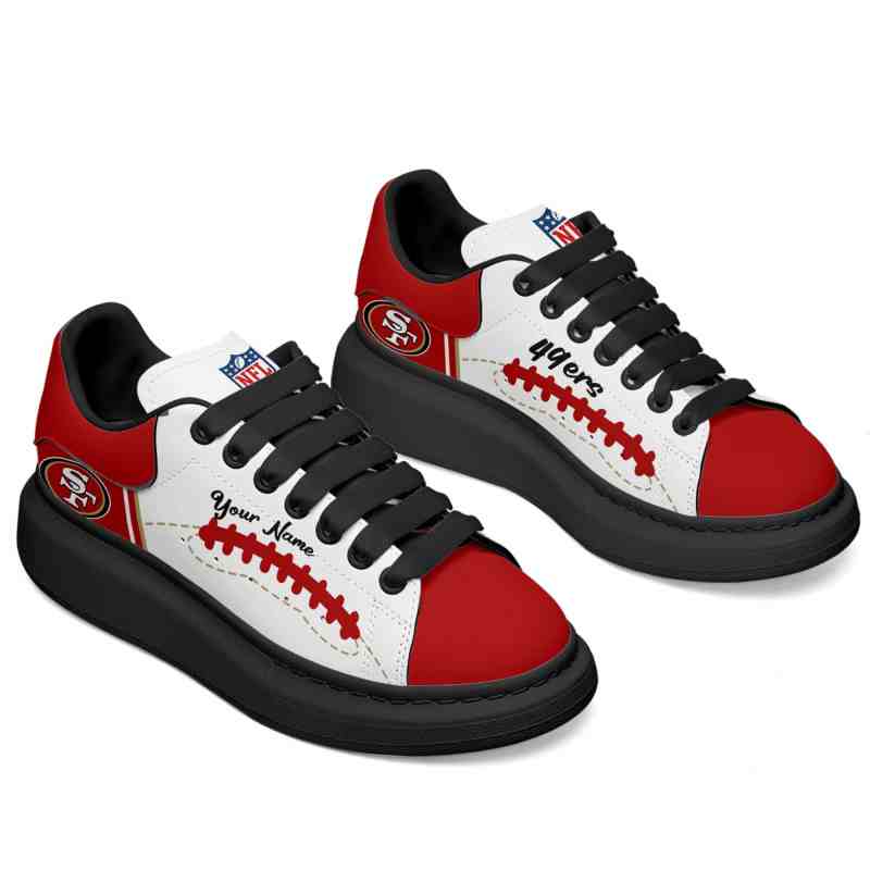 San Francisco 49ers Sneakers - Side View