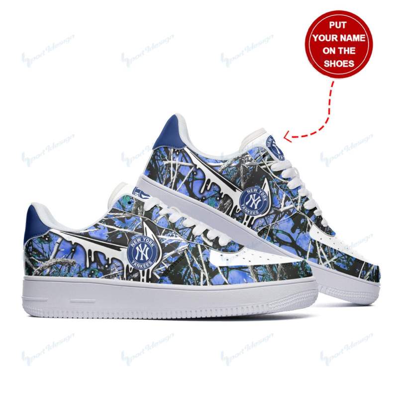 New York Yankees Personalized AF1 Shoes Image 2