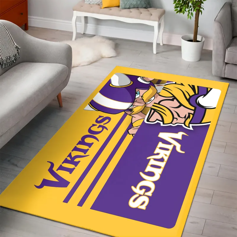 Minnesota Vikings Rectangle Rug