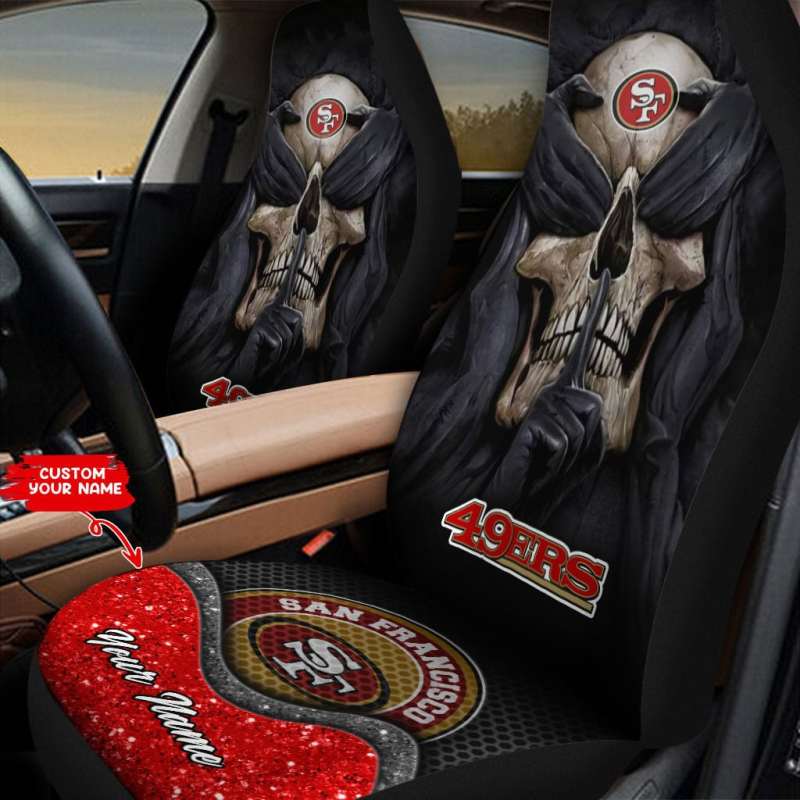 San Francisco 49ers Personalized Car Seat Covers - Stylish Fan Gear