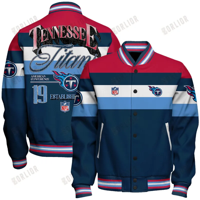 Tennessee Titans Varsity Jacket Image 1