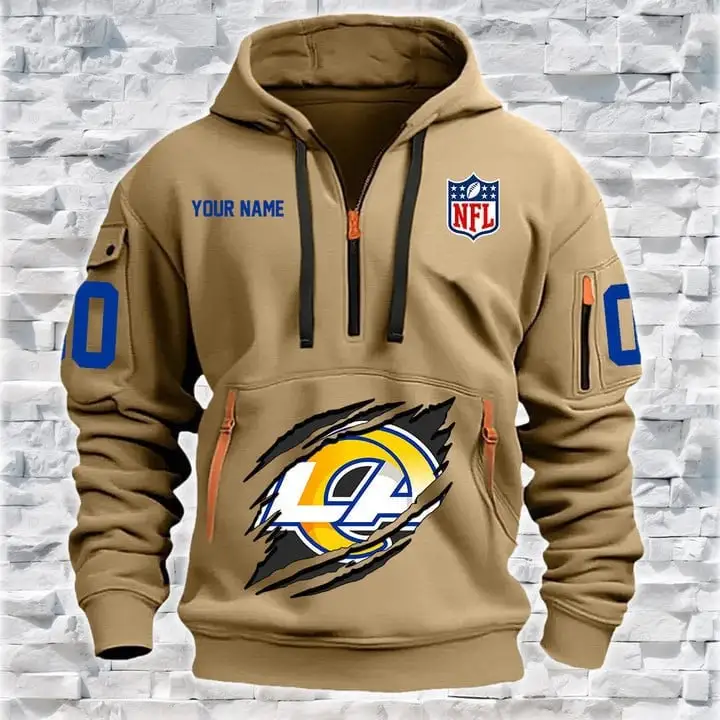 Los Angeles Rams Hoodie in Different Angles