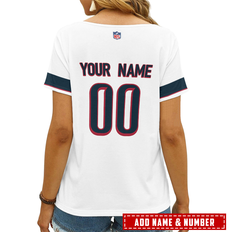 Houston Texans Women's V-neck T-shirt - Fan Gear