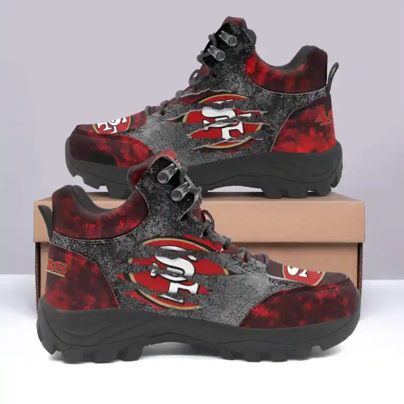 Comfortable San Francisco 49ers Hiking Shoes