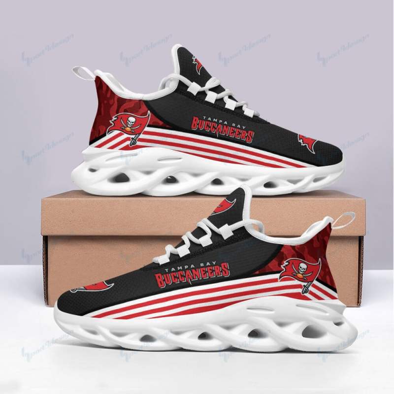 Tampa Bay Buccaneers Yezy Running Sneakers from above