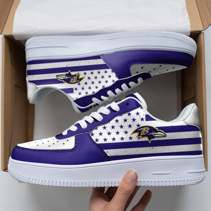 NFL Baltimore Ravens Air Force 1 Sneakers
