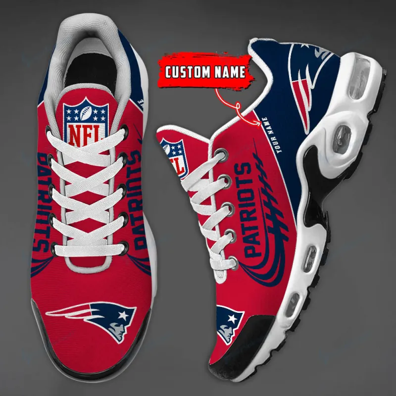 New England Patriots Sneakers Back View