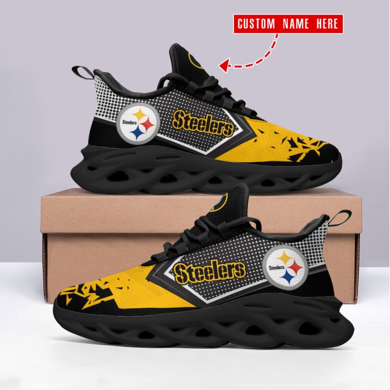 Pittsburgh Steelers Personalized Yezy Running Sneakers