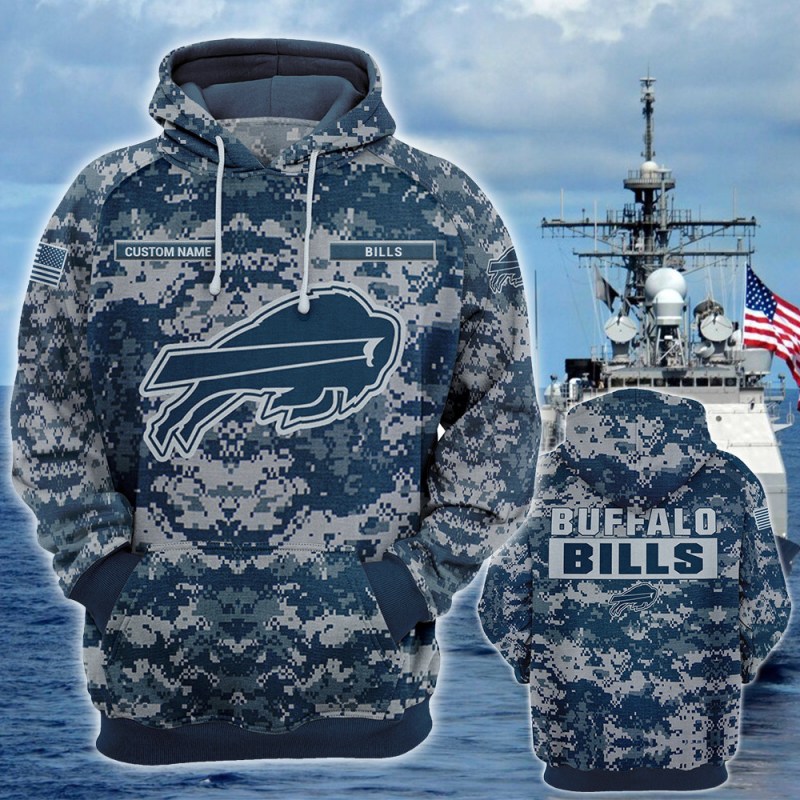 Buffalo Bills Personalized All Over Printed Sweater