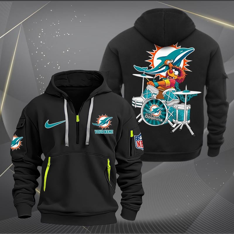 Miami Dolphins Hoodie Back View