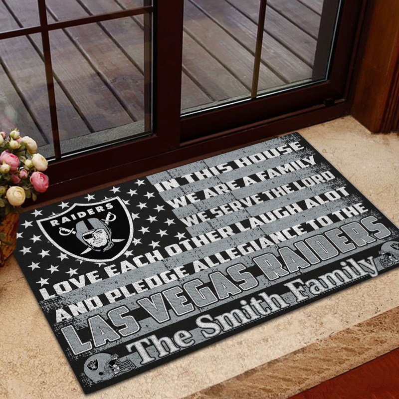 Personalized Las Vegas Raiders Doormat