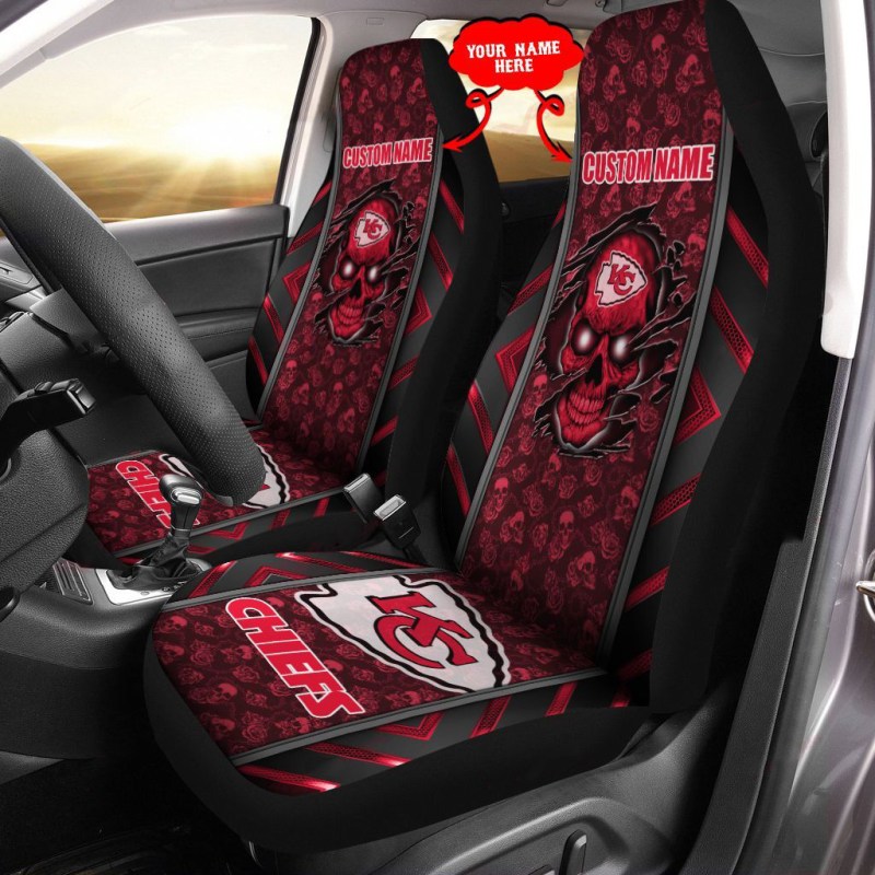Kansas City Chiefs Personalized Car Seat Covers
