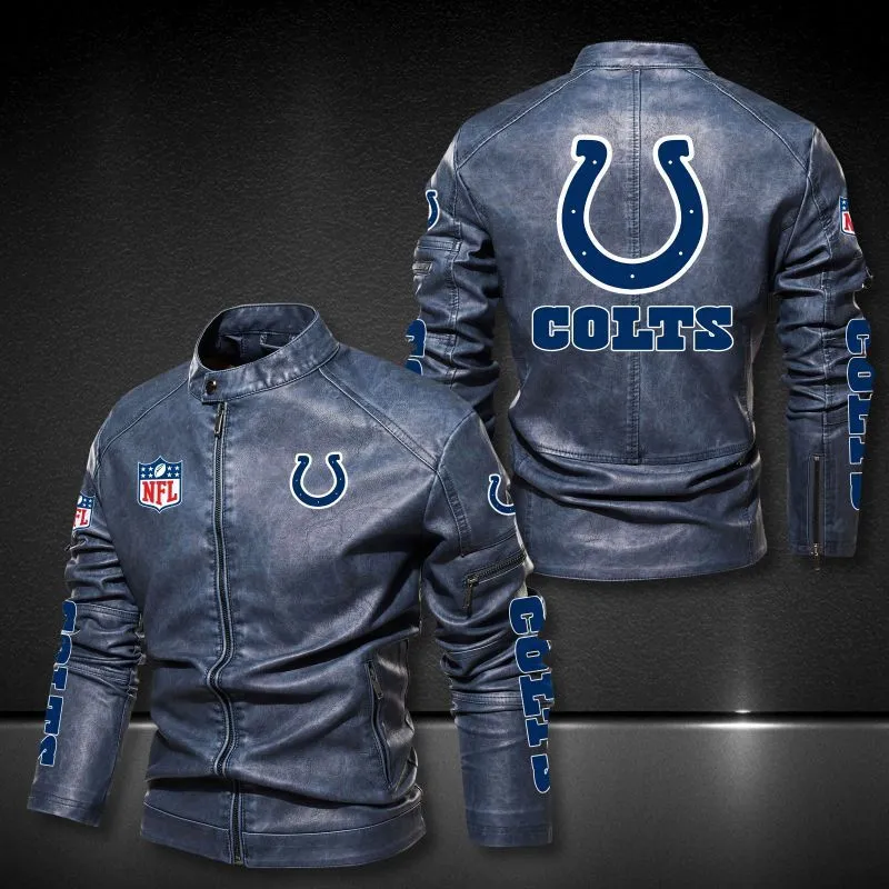 Stylish Indianapolis Colts Leather Jacket