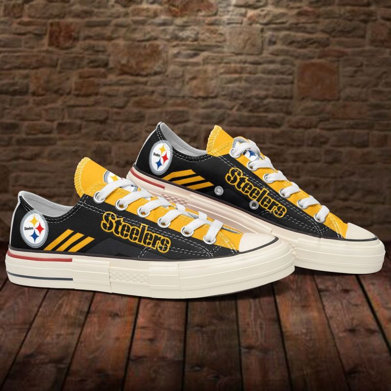 Pittsburgh Steelers New Low Top Canvas Shoes