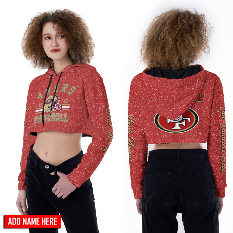 San Francisco 49ers Combo Croptop Hoodie