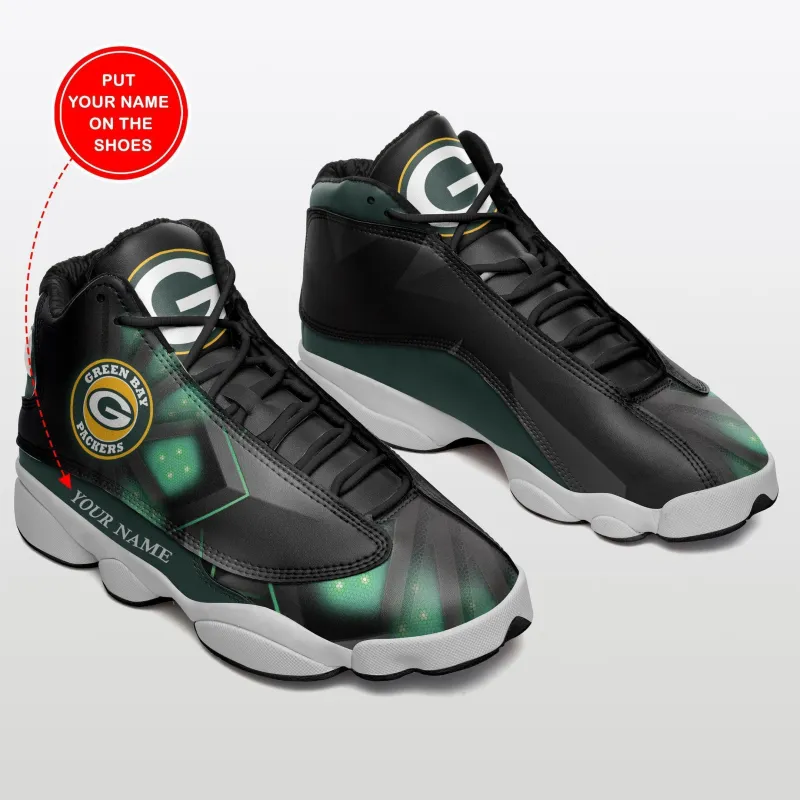 Green Bay Packers Personalized Air JD13 Sneakers
