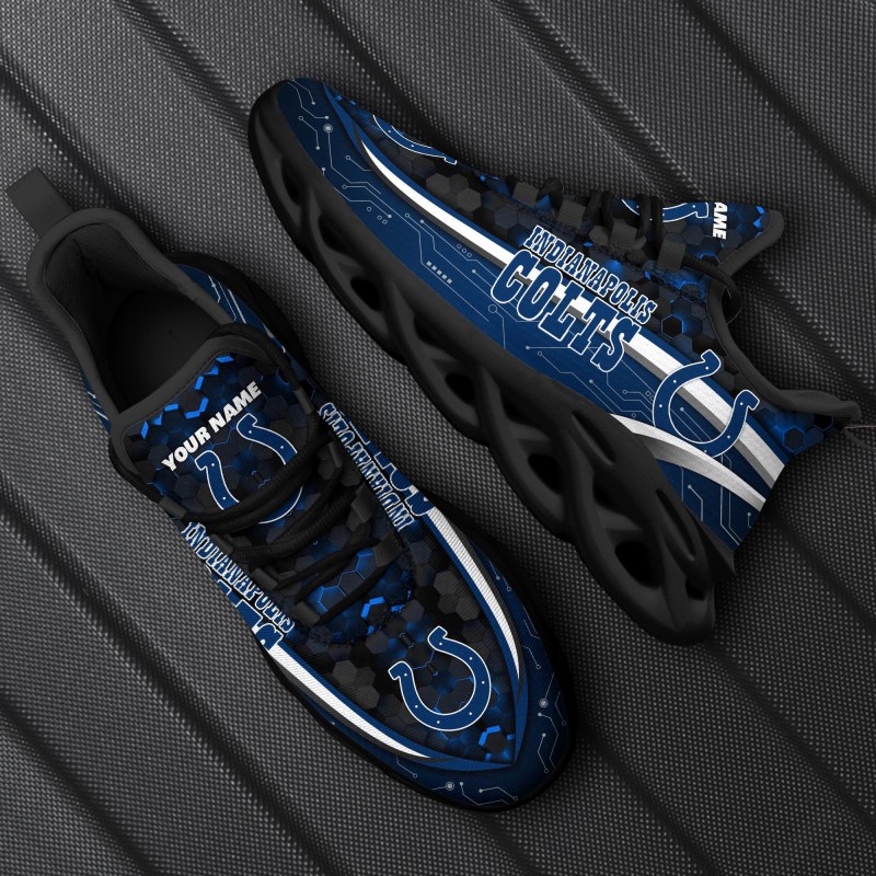 Indianapolis Colts Yezy Running Sneakers