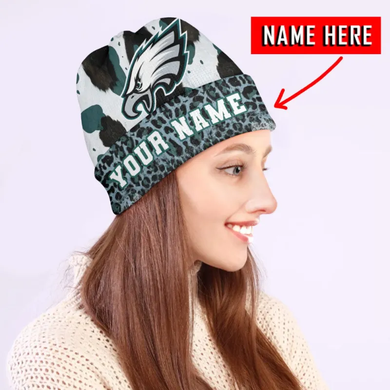 Philadelphia Eagles Personalized Wool Beanie
