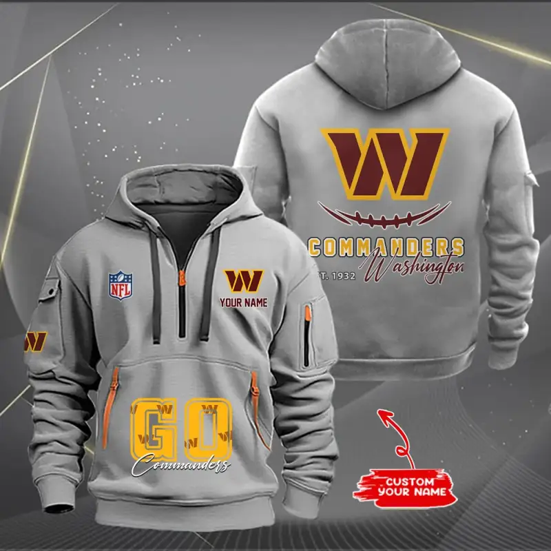 Washington Commanders Quarter Zip Hoodie