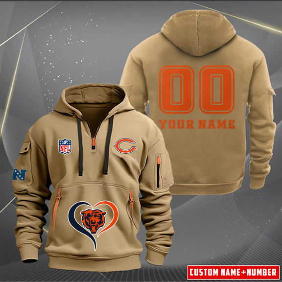 Chicago Bears Hoodie Front View