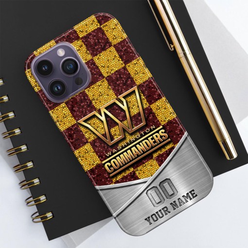 Personalized Washington Commanders Phone Accessories