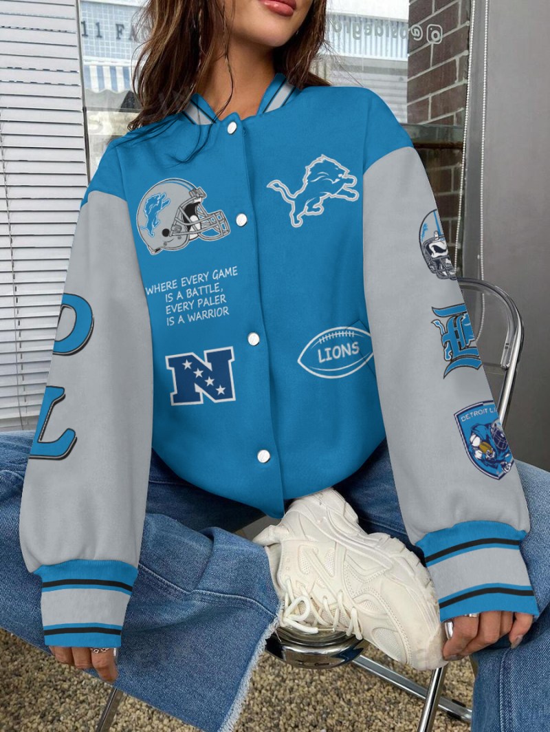 Detroit Lions Varsity Jacket