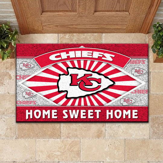 Kansas City Chiefs Doormat Side View