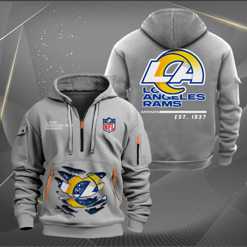 Los Angeles Rams Hoodie Close-Up
