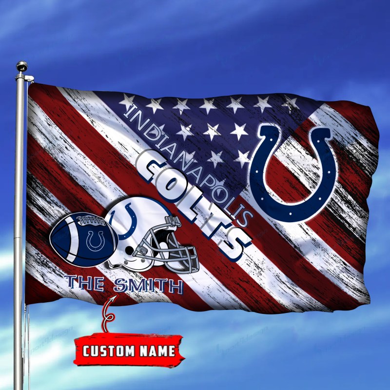Indianapolis Colts Personalized Flag