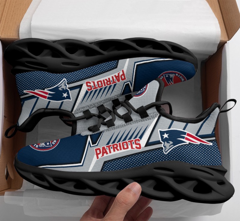 New England Patriots Yezy Running Sneakers - Image 2