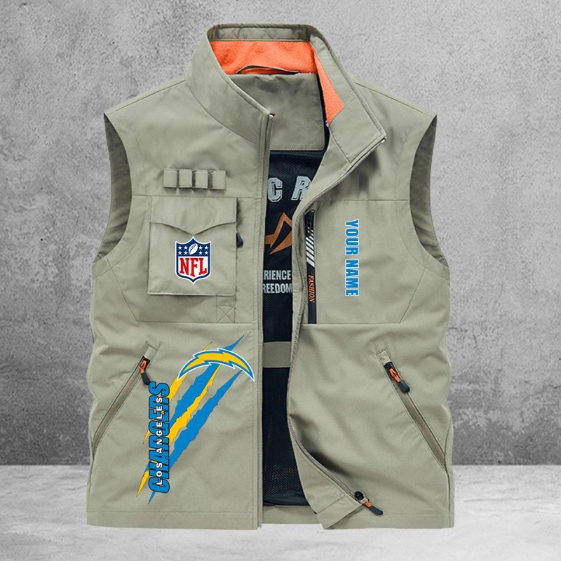 Los Angeles Chargers Multi-Pockets Vest Image 5