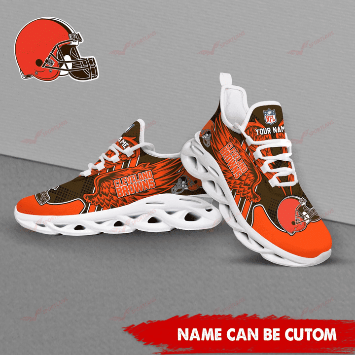 Cleveland Browns Personalized Yezy Running Sneakers 2