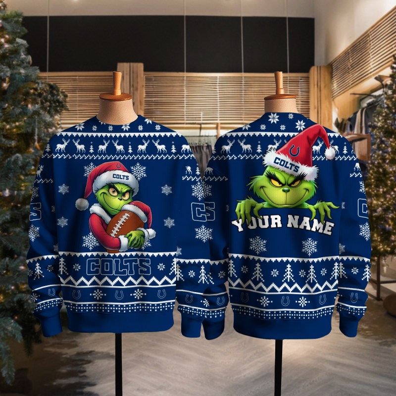 Full View of Colts Ugly Christmas Sweater