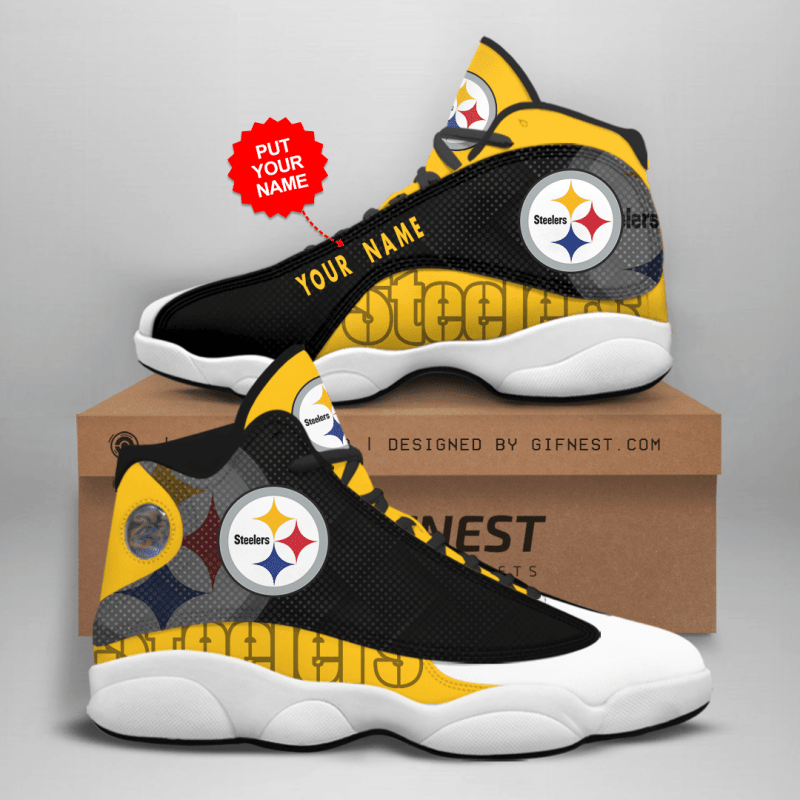 Pittsburgh Steelers Personalized AJD13 Sneakers