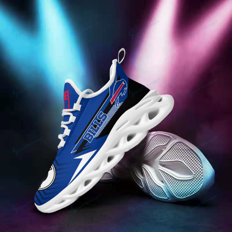 Buffalo Bills Yezy Running Sneakers - Top View