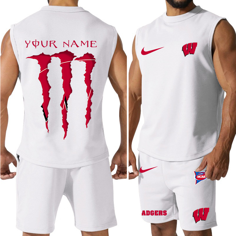 Custom Printed Wisconsin Badgers Apparel