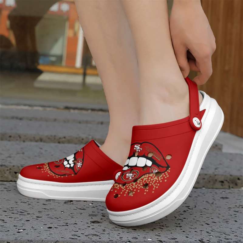 San Francisco 49ers Limited Clog Side View