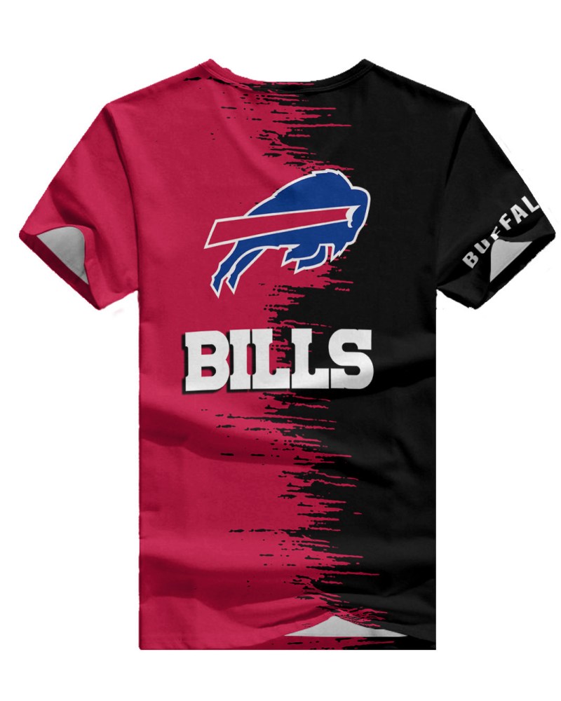 Buffalo Bills Summer V-Neck Women T-Shirt Group