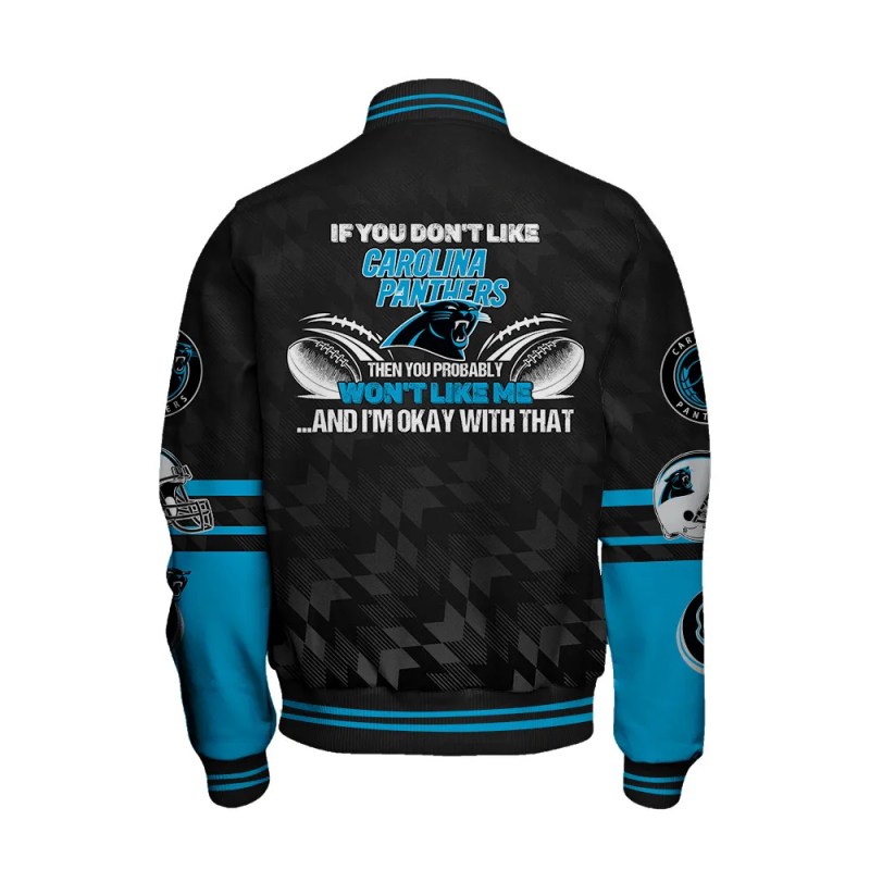Carolina Panthers Varsity Jacket 3