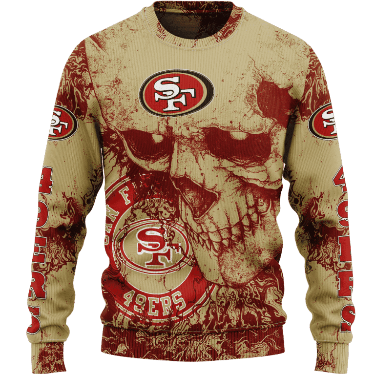 San Francisco 49ers Personalized All Over Printed Ugly Christmas Sweater