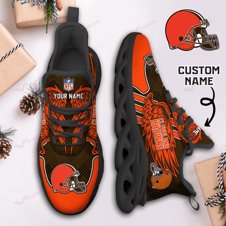 Cleveland Browns Personalized Yezy Running Sneakers 3