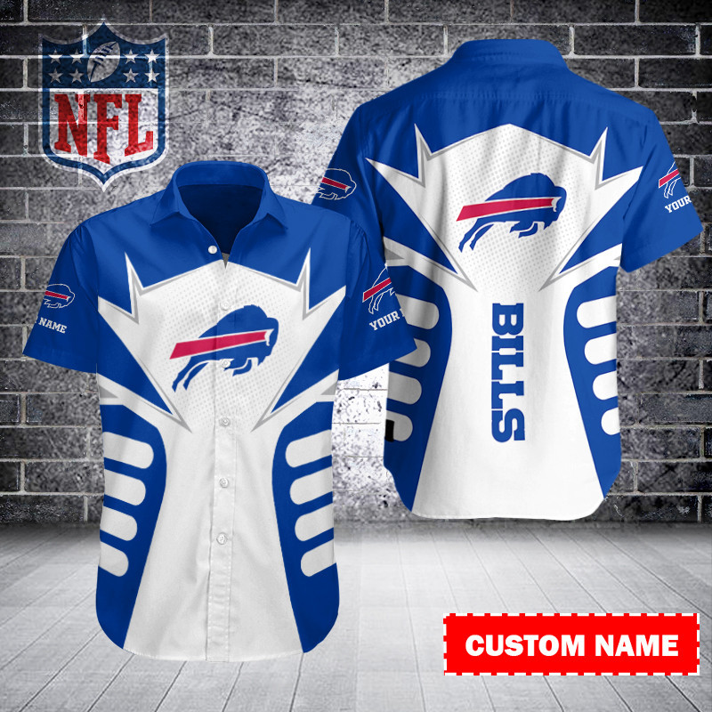 Sizing Chart for Buffalo Bills Personalized Button Shirt