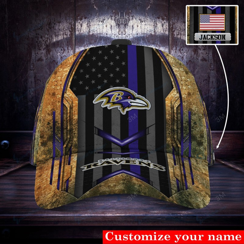 Baltimore Ravens Personalized Classic Cap