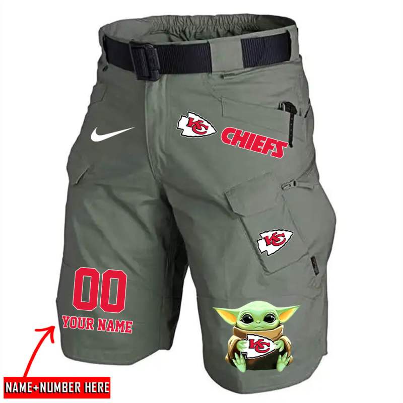 Kansas City Chiefs Front Pockets Men Shorts
