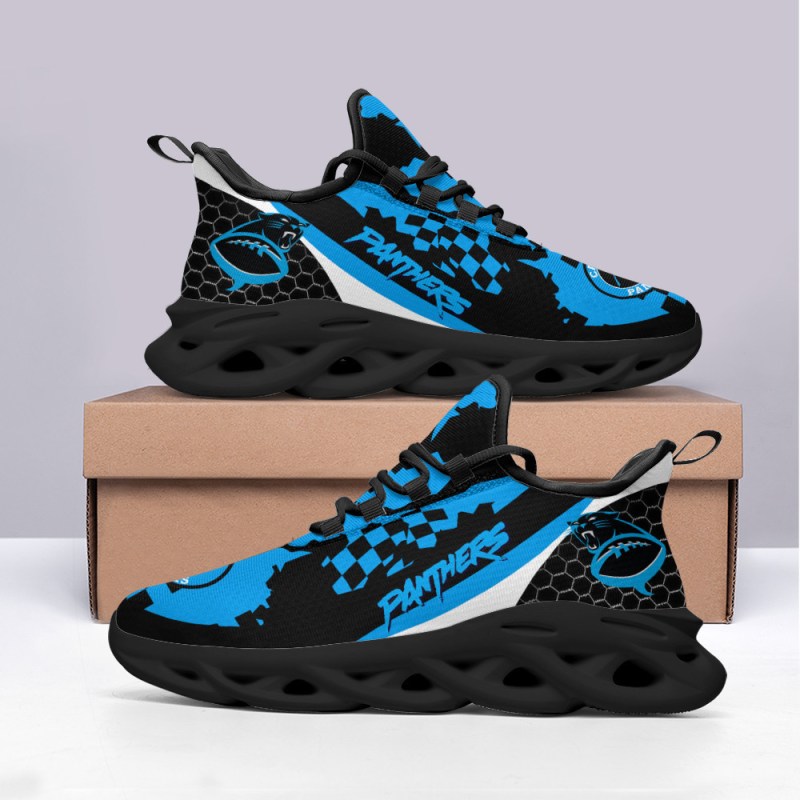 Carolina Panthers Yezy Running Sneakers