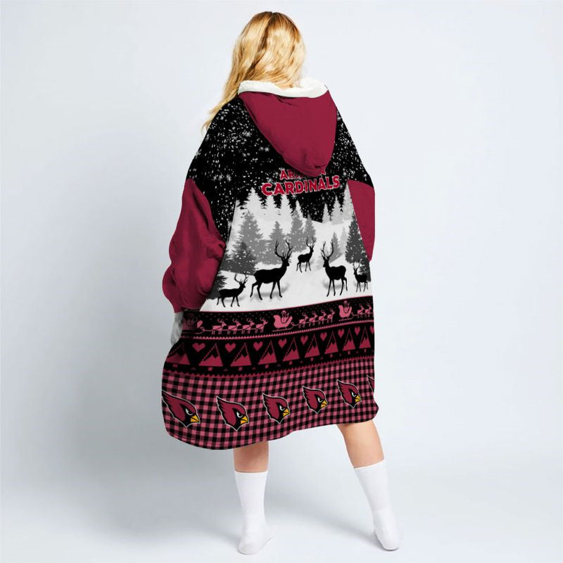 Arizona Cardinals Snug Hoodie Close Up