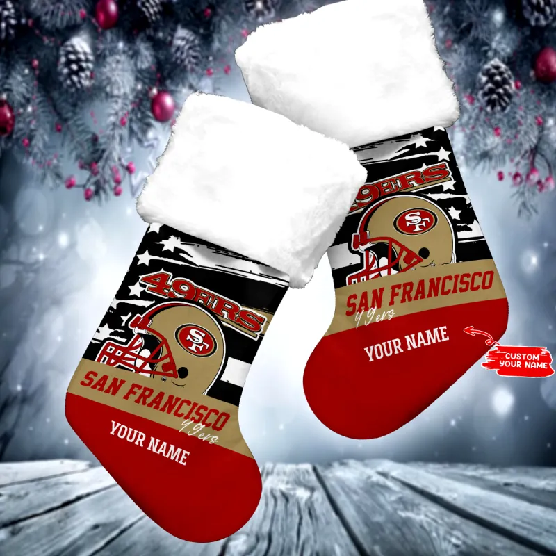 San Francisco 49ers Personalized Sock