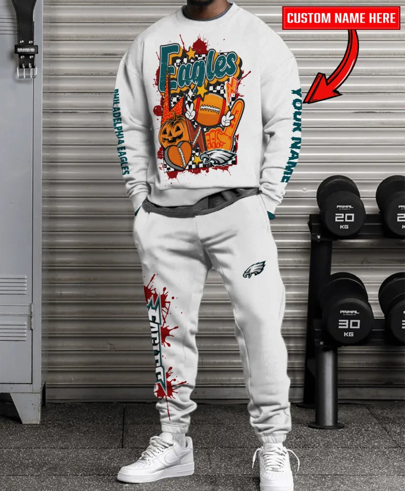 Philadelphia Eagles Sweatshirt and Sweatpants Set