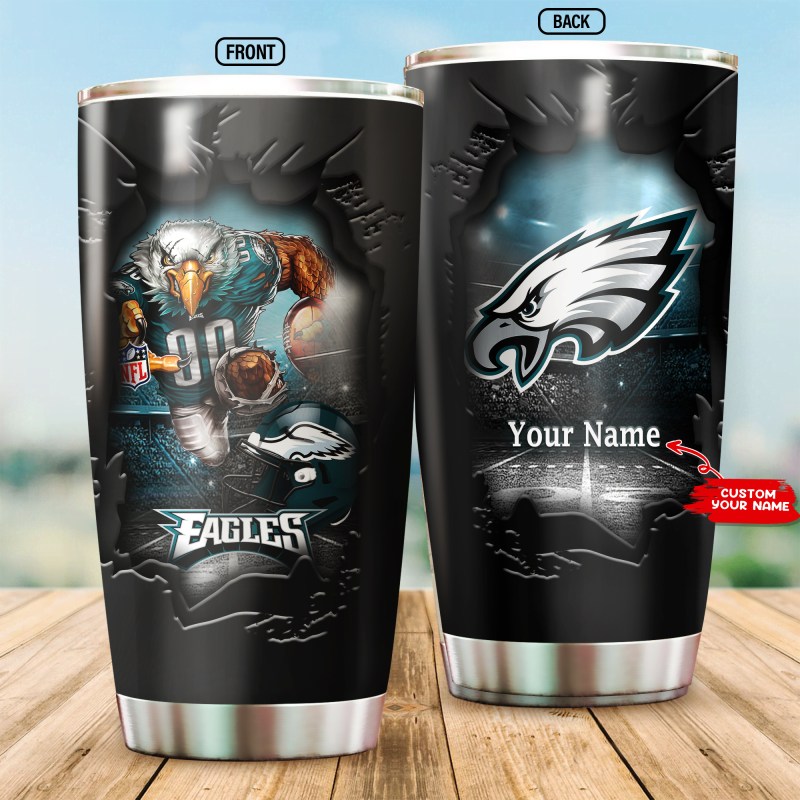 Philadelphia Eagles Personalized Tumbler
