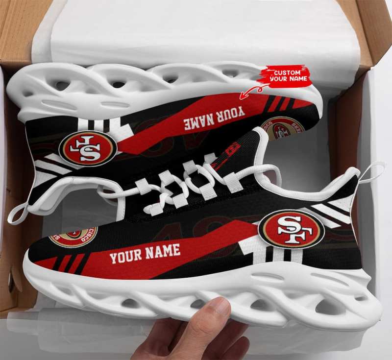 San Francisco 49ers Personalized Yezy Running Sneakers